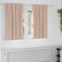 Užuolaidos su žiedais, blokuojančios šviesą 2 pcs Taupe