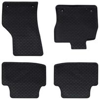 Automobilių kilimėlis 4 pcs Juoda Guma