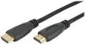 HDMI 4K 60Hz High Speed Anschlusskabel mit Ethernet, schwarz, 0,5 m Hersteller: Techly (ICOC-HDMI2-4-005)