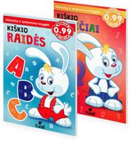 KNYGŲ RINKINYS. Kiškio mokslai. Kiškio RAIDĖS + Kiškio SKAIČIAI