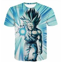 Dragon Ball Super Anime Super Saiyan Gohan Printed Men's Fashion Dragonball Short Sleeve T-Shirt XXS