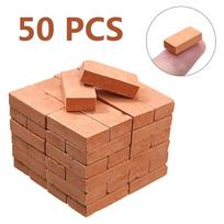 50-150 vnt. 1:16 Tikrų Mini Plytų Modelis, Miniatiūrinės Figūrėlės Kraštovaizdžio Aksesuarai, Pasidaryk pats Netikros Plytos Žaislas Fėjų Sodo Statybai