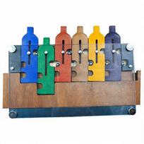 Colorful Wooden Waiter's Tray High-Difficulty IQ Maze Puzzle Ball Rolling Brain Teaser Adults Kids Educational Intellectual Game