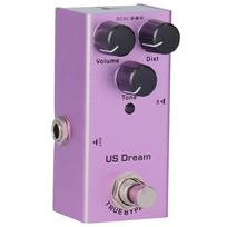 Electric Guitar Effect Pedal US Dream Distortion Mini True Bypass Purple DC 9V JDF‑4