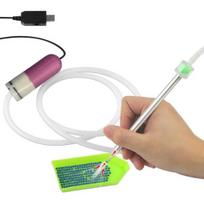 Vakuumas Deimantų meno rašiklis Elektrinis deimantų išdėstymo įrankis Be vaško Maitinamas USB Deimantų meno vakuuminis rašiklis „pasidaryk pats“ deimantų meno amatams violetinė