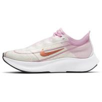 Nike Zoom Fly 3 Balti Šviesiai Arktiniai Rožiniai Bronziniai Moteriški Sportbačiai Juodi Metaliniai-Raudoni-Bronziniai AT8241-103 35.5