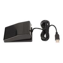 USB kojinis jungiklis pedalas mechaninis jungiklis daugiafunkcis vieno kojinio jungiklio pedalas su 2 metrų kabeliu kompiuteriui