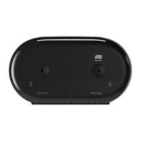 Laikiklis tualetiniam popieriui Tork Smart One Mini Twin T9 (682008), juodos spalvos, plastikinis