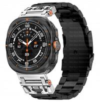 Titano prabangus dirželis Samsung Galaxy Watch Ultra 47mm, be tarpų, grandinėlės apyrankė Galaxy Ultra 47MM dirželio pakeitimo priedai Galaxy Watch Ultra
