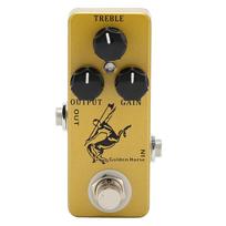 Overdrive Gitaros Efekto Pedalas Aliuminio Lydinio Auksinio Žirgo Overdrive Efekto Pedalas su Tikruoju Bypass
