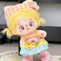Animacinis 20cm medvilninis lėlės drabužių rinkinys BJD lėlių aksesuarai Lėlių drabužiai Cosplay rekvizitas Dovana Pasakų suknelė Vaikų žaislai