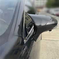M Horn Carbon Fiber Look Mirror Cover Caps For Lexus Is Gs Ls Es Rc Ct 2009-2022