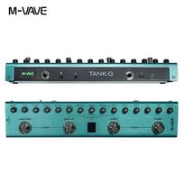 M-VAVE TANK-G Elektrinės gitaros efektų pedalas su Delay ir Reverb vandenyno žalia spalva