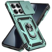Skirta Xiaomi 15T Pro dėklas Automobilio magnetinis žiedas Stovas Slankiojantis kameros objektyvo apsauginis dangtelis su karinio lygio šarvuota apsauga Xiaomi 14T Pro 13T Pro Funda xiaomi 15T