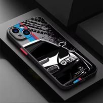 Sportinis B Power Car M logotipas telefono dėklas iPhone 16 Pro 11 12 Mini 13 14 Pro 15 Pro Max 7 8 Plus XR XS MAX juodas minkštas kraštas For iPhone XS MAX