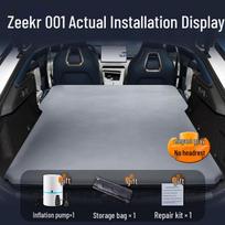 Zeekr 001 automobilio pripučiamas čiužinys - Miego pagalvėlė galinei sėdynei Zeekr 001 2021-2023 elegantiška pilka be galvos atramos + siurblys + remonto komplektas + laikymo krepšys spalva