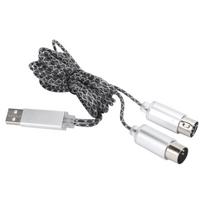 MIDI Kabelio Perdavimas USB TPE Apvalkalas Elektroninio Pianino prie Kompiuterio Redagavimo Jungties Laidas