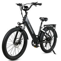SAMEBIKE RS-01 PLUS Elektrinis dviratis suaugusiems 750W variklis 48V 14AH baterija 26 colių plačios padangos Visureigis elektrinis dviratis balta