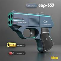 COP 357 Pistoletas Minkštų Kulku Dėtuvės Išmetimo Žaislinis Pistoletas Nuolatinio Šaudymo Blasteris Mini Pistoletas Oro Pistoletas Suaugusiems Berniukams Gimtadienio Dovanos