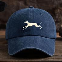 Šunų veislės Greihaundo logotipas Vintažinė beisbolo kepurė Unisex Lengva lauko kepurė su reguliuojamu snapeliu Tinka bet kokiam sezonui One Size