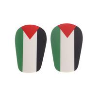 1 pora mini Palestinos vėliavos futbolo blauzdų apsaugų, atsparių dėvėjimuisi, amortizuojančių smūgius, futbolo kojų apsaugų vaikams, suaugusiems, futbolo kojų apsaugos M
