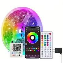 RGB Ambient Light Strip nuotolinio valdymo pultas ir programų valdymas 16 milijonų spalvų laikmačio funkcija Muzikos sinchronizavimas kambariui 20m
