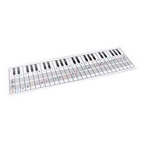 61 88 klavišų pianino klaviatūros diagrama muzikos natų nuorodos kortelė elektrinio pianino pirštų išdėstymo praktikos kortelė