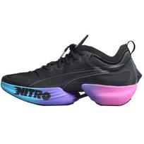 Puma Fast-R Nitro Elite Sunset Unisex Bėgimo Bateliai Juodi Šviečiantys-Mėlyni Elektriniai-Orchidėjos 380006-01 41 black