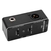 DI Effect Pedal Black Multifunctional Electrical Guitar Bass Pedals XLR Audio Interface