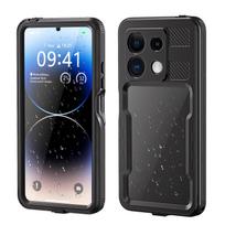 IP68 Vandeniui atsparus dėklas plaukimui su sandarikliu, skirtas Xiaomi Redmi Note 14 13 Pro 5G, su skaidriu apsauginiu dangteliu, apsaugančiu nuo smūgių, ir dirželiu Redmi Note13Pro 5G
