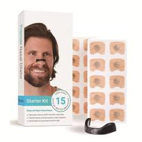 Magnetinės nosies juostelės Įkvėpimas Pro nosį Anti-knarkimas Nosies spaustukas Nosies kvėpavimo plėtiklių rinkiniai Padidina oro kiekį sportuojant Gerina miegą square juoda