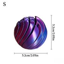 Guminis kamuoliukas Fidget žaislas 3D spausdintas Twistsphere Fidget žaislas Pavarų skysčio srauto kamuoliukas su besisukančiu dizainu Nerimo mažinimo žaislai