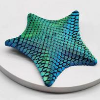 3D spausdinta minkšta jūrų žvaigždė Flexibat Fidget stalo žaislas - Smagi jūrų žvaigždės stalo dekoracija, Unikali stalo dekoracija Lanksti jūrų žvaigždės dovana raudona