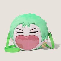 Kuprinė su One Piece Zoro tema (ita-bag stilius) 7538 žalia