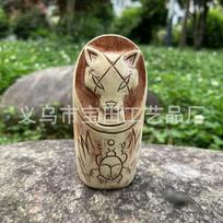 Šiaurės vikingų medžio imitacijos statula Vikingų dievo skulptūra Namų dekoras Lauko gėlėms