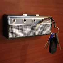 Muzikinis raktų laikiklis rėmelis Fender gitaros sieninis laikiklis Raktų pakabukų laikiklis Vintage Vintage stiprintuvo raktų pakabukų laikiklis Namų dekoracija Dovana 2.0
