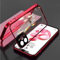 For Magsafe Case For iPhone 17 16e 15 14 13 12Pro Max Metal Magnetic Wireless Charging Lens Protection Double Sided Buckle Cover For iPhone 16e