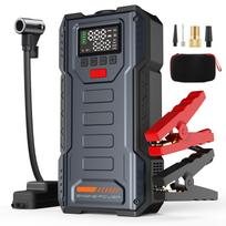 Automobilio užvedimo įrenginys Booster Jumper BOX Power Bank Baterijos įkroviklis su 150PSI oro kompresoriumi Eigotrav W170 12V 7000A 12000mAh
