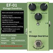 Daugiafunkcinis elektrinės gitaros efektų pedalas: Reverb, Chorus, Delay, Metalinis Stompbox