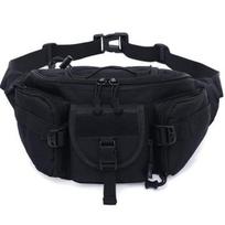 Lauko Tactical Molle Neperšlampamas juosmuo Fanny Pack Žygiai Žvejyba Medžioklė Juosmuo Stovyklavietė Sportinis Krepšys juoda