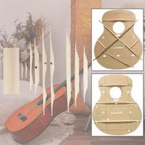 Akustinės gitaros eglės briaunų medienos rinkinys Gamintojas Muzikos instrumentų priedai tvirtas Remontas