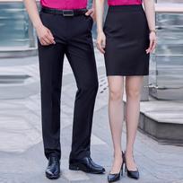 Women's High-Waist A-Line Pencil Skirt 3XL safyro mėlyna spalva