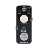 Mooer Black Secret Micro Mini Distortion elektrinės gitaros efekto pedalas True Bypass