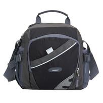 Unisex nailono Crossbody Bag Kontrastinės spalvos Užtrauktukas Multi-Pockets Pečių krepšiai Rankinė gray