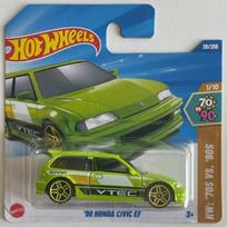 Hot Wheels Mainline Modeliukas 90 Honda Civic EF Green (yra Sandėlyje)