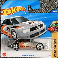 Hot Wheels Mainline Modeliukas Audi '90 Quattro, Silver short card (yra Sandėlyje)