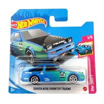 Hot Wheels Mainline Modeliukas Toyota AE86 Sprinter Trueno Falken Blue/Green