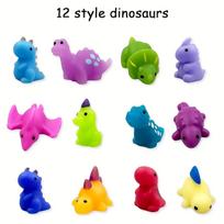 12/24 vnt. Dinzaurai Kawaii Squishies Mochi Squishy Žaislai Streso Malšinimo Žaislai Vaikams Berniukams Mergaitėms Gyvūnai Šventės Smulkmenos Gimtadienio Dovanos
