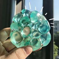 Minkštas brangakmenio kamuoliukas Suspaudžiamas žaislas Juokingas plastiškumas Skaidrus kamuoliukas Fidget žaislai Atsipalaidavimas Nerimo mažinimo žaislai Vaikams Dovanos raudona