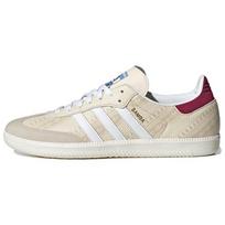 adidas Samba Wonder White Legacy Burgundy Unisex Sneakers Footwear-White ID4198 36⅔